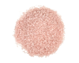 Copeaux de quartz rose - Copeaux de pierres précieuses roulées non percées - Copeaux de cristal de guérison - Décoration d'intérieur 2-6 mm - CP1012