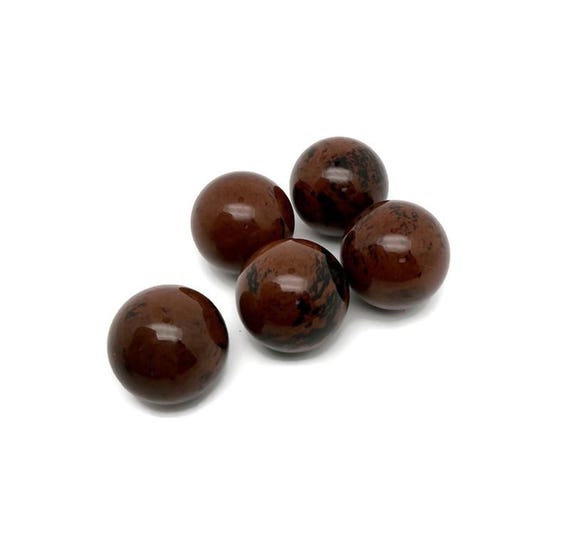 Mahogany Obsidian Natural Crystal Sphere – Healing Crystal Balls for Home – 25mm - SP1162