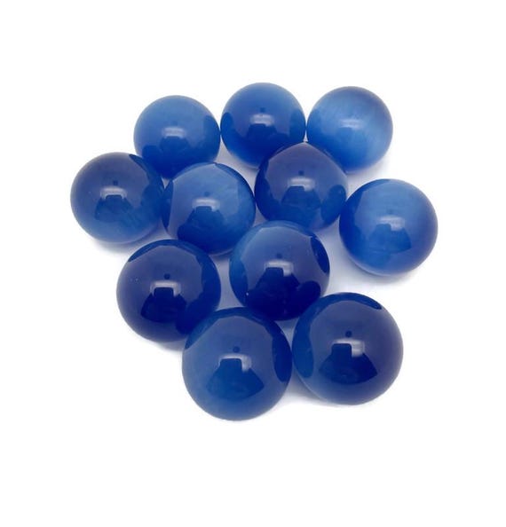 Dark Blue Cats Eye Sphere Gemstone – Crystal Sphere - Healing Stone – Crystal Ball – Crystal Décor – 20mm - SP1106