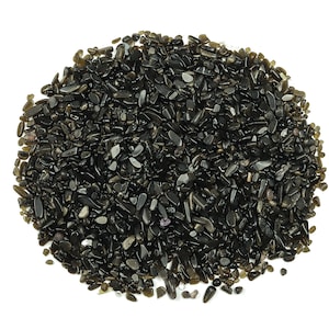 Golden Obsidian Chips – Gemstone Chips – Crystal Semi Tumbled Chips - Bulk Crystal - 2-6mm - CP1059