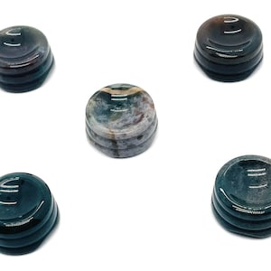 Mousse Agate Crystal Sphere Stand - Gemstone Sphere Stand - Sphere Crystal Holders - Home Decor - SD1020