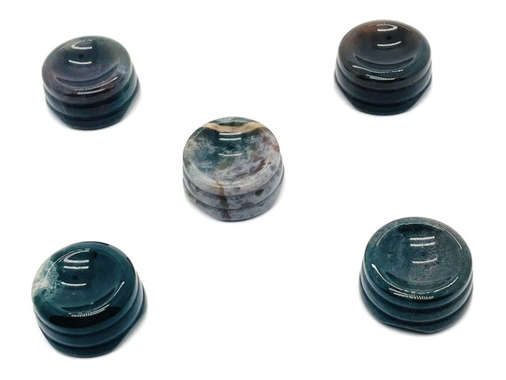 Moss Agate Crystal Sphere Stand - Gemstone Sphere Stand - Sphere Crystal Holders - Home Decor - SD1020