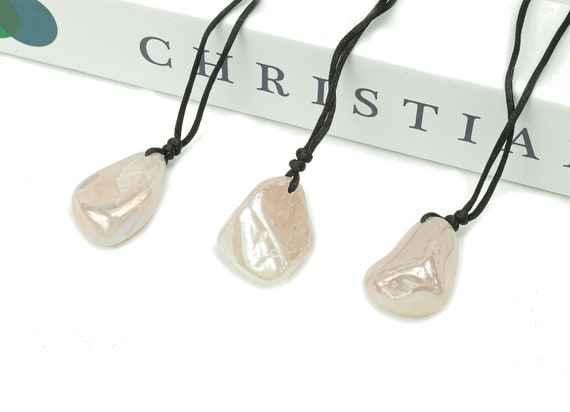 Angel Aura Quartz Pendant - Crystal Pendant – Natural Necklaces - Heling Gemstone - Gifts - NC1100