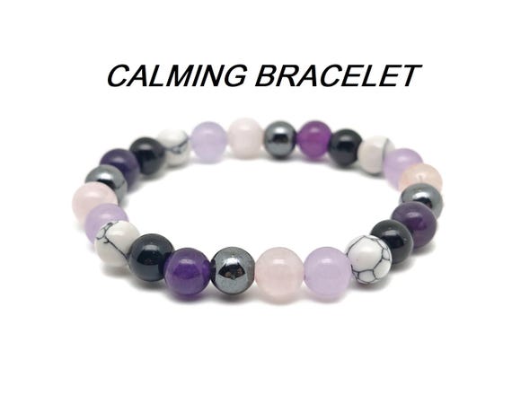 Calming Gemstone Bracelet - Handmade Crystal Bracelet - Men&Women Stretchy Bracelet - Gift for Her - Choose Your Bracelet - YY1004