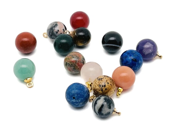 Ball Beads Earring - Crystal Beads Earring - Crystal Beads Pendant - Crystal Carving - BALMIX