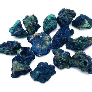 Azurite Raw Stone – Natural Rough Azurite Gemstone – Rough Azurite Stone – Azurite Healing crystal – Raw Azurite Rough Lot– RA1033