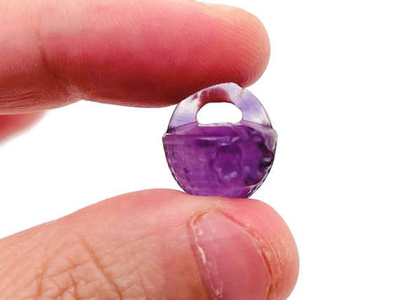 Fluorite Garden Basket Carving – Fluorite Carved Gemstone – Healing Crystal – Best Quality - Home Decor - Gifts - CA1025