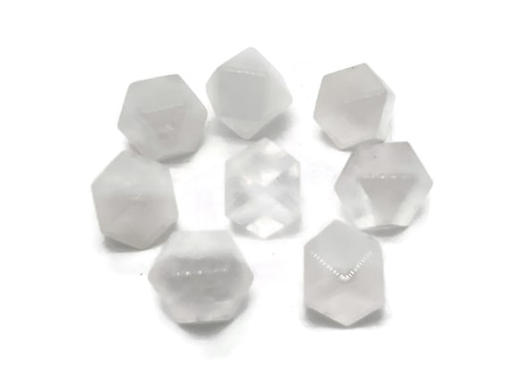 Clear Quartz Polyhedron Crystal - Crystal Polyhedron Carving - Polished Polyhedron -  2cm - PL1006