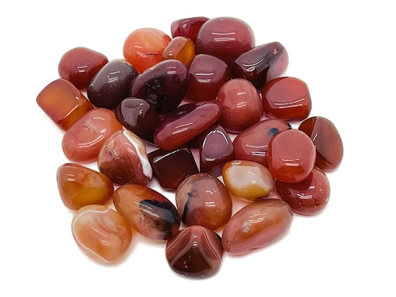 Carnelian Tumbled Stone – Carnelian Crystal –Carnelian Pocket Stone – Confidence Stone –  TU1099