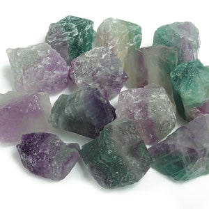 Raw Rainbow Fluorite Stone – Rough Crystal Stone - Gemstone - Crystal – Healing Stone – RA1053