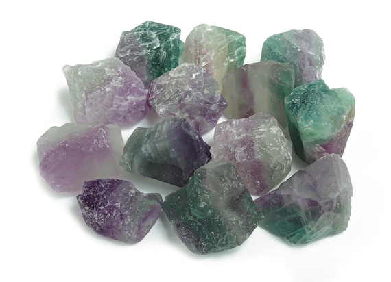 Raw Rainbow Fluorite Stone – Rough Crystal Stone - Gemstone - Crystal – Healing Stone – RA1053