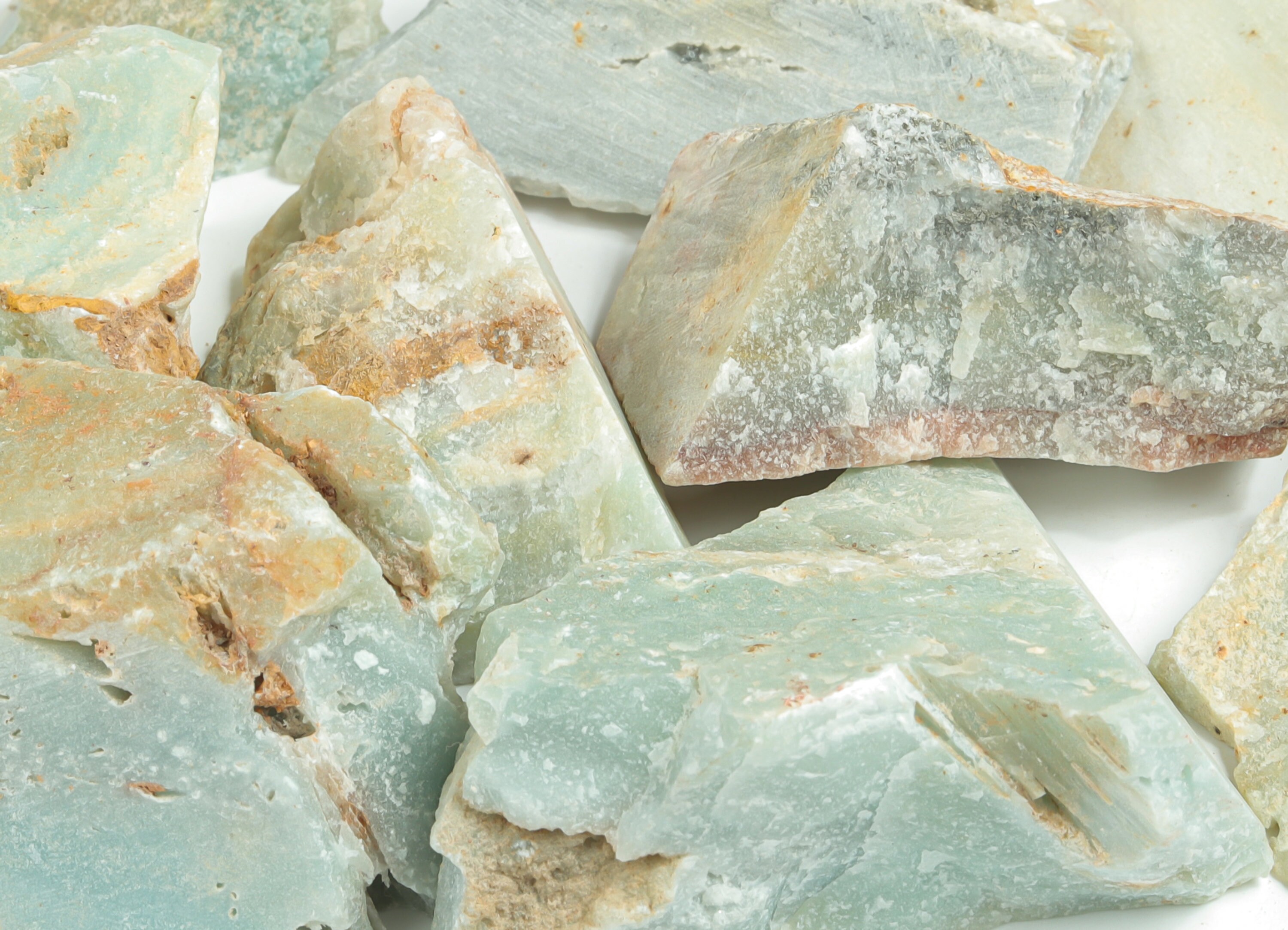 Sky Blue Amazonite Raw Stone Rough Sky Blue Amazonite Chunk Etsy