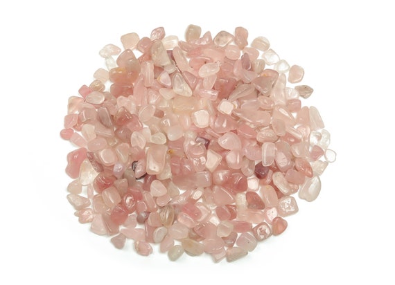Rose Quartz Chips – Gemstone Undrilled Tumbled Chips – Healing Crystal Stone Chips - Home Decor 7-15mm – CP1084