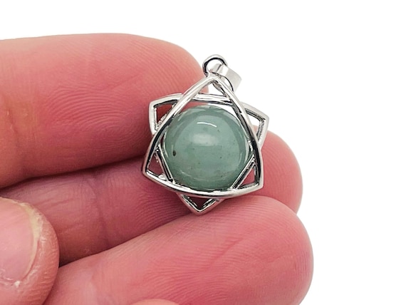 Aventurine Charm - Crystals Pendant - Gemstone Earring - Mini Crystal Pendant - Jewelry - NC1262