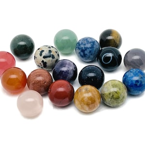 Sphere Crystal - Gemstone Ball - Crystal Sphere - Natural Healing Stone - Sphere Gemstone – 16mm - SPMIX