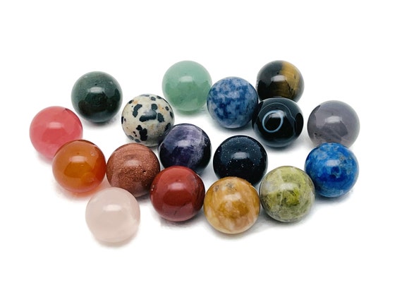 Sphere Crystal - Gemstone Ball - Crystal Sphere - Natural Healing Stone - Sphere Gemstone – 16mm - SPMIX