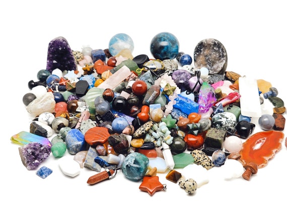 Crystal Mystery Box Gift - Crystal Confetti Scoop - Crystal Healing - Best Crystal Gift - Energy Crystals - KIT6