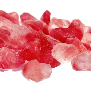 Raw Cherry Quartz Stone - Rough Natural Cherry Quartz Crystal Gemstone - Healing Stone – 0.6 - 1.2 Inch - RA1106