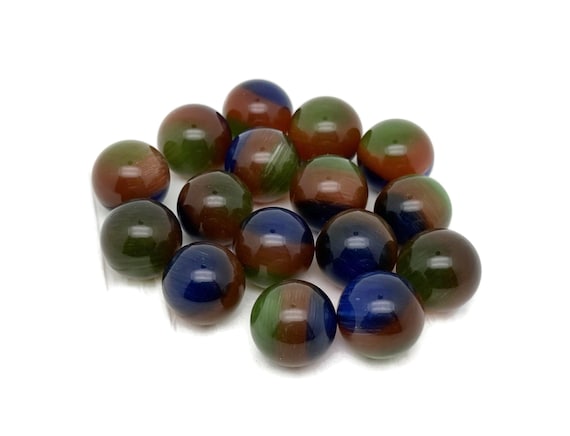 Tri-Color Cats Eye Sphere Gemstone – Crystal Sphere - Healing Stone – Crystal Ball – Crystal Décor – 20mm - SP1148