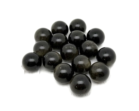 Golden Sheen Obsidian Sphere Gemstone – Crystal Sphere - Healing Stone – Crystal Ball – Crystal Décor – 20mm - SP1132