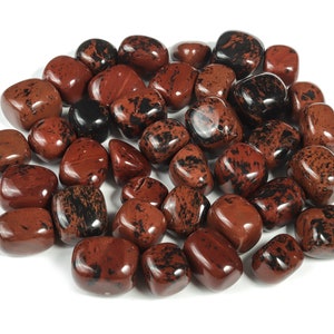 Mahogany Obsidian Tumbled Stone - Mahogany Obsidian Gemstone - Loose Gemstone - Natural Gemstone - TU1092