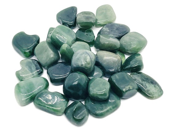 Nephrite Jade Tumbled Stone – Nephrite Crystal –  Polished Nephrite Stones – Lucky Stone - TU1207