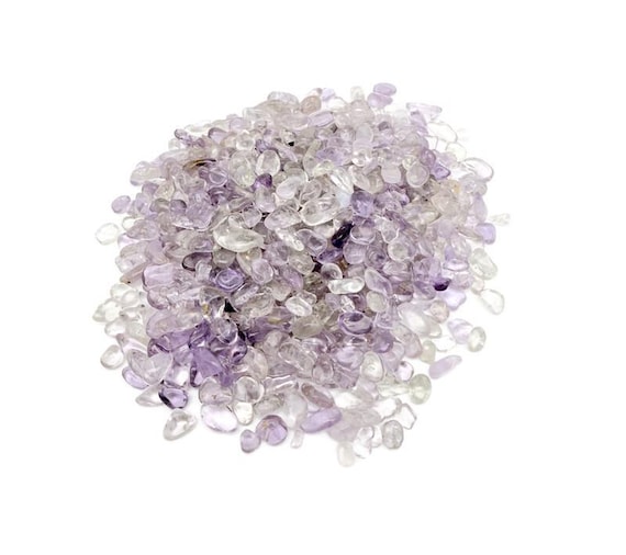 Light Amethyst Chips – Gemstone Chips – Healing Crystal Chips - Mini Stones Peridot - 5-8mm - CP1276