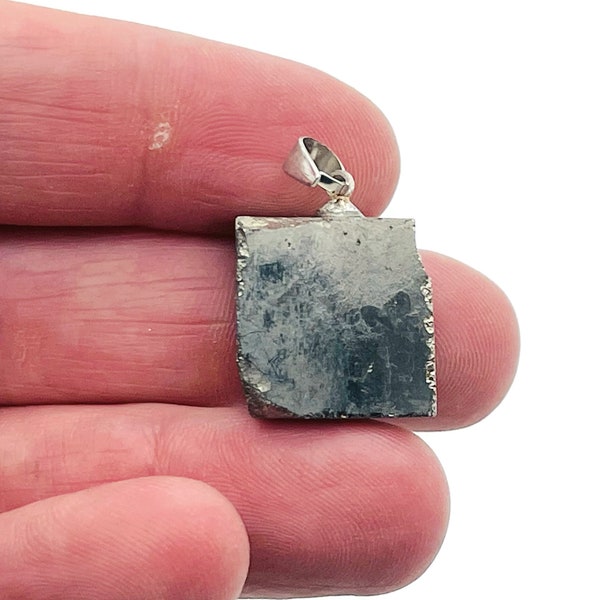 Pyrite Cube Pendant -Crystal Pyrite – Natural Pyrite - Crystal Healing - Strong Protection Stone NC1330