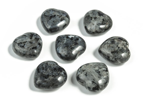 Larvikite Heart Gemstone – Heart Larvikite – Heart Loose Gemstone –Natural Gemstone - Larvikite Healing Stone – 3cm- HE1170