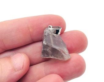 Smoky Quartz Crystal Pendant - Crystals Pendant Healing - Drilled Crystal - Gifts - NC1122