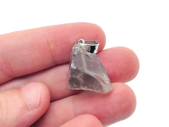 Smoky Quartz Crystal Pendant - Crystals Pendant Healing - Drilled Crystal - Gifts - NC1146