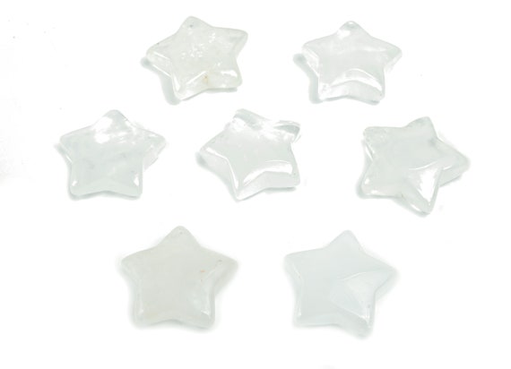 Clear Quartz Star Gemstone – Healing Crystal – Natural Clear Quarts – Chakra Balancing Crystal – Crystal Star Stone – 3cm – ST1044