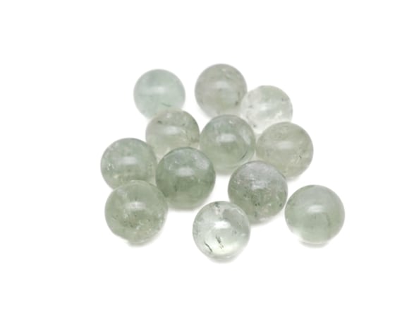 Prasiolite Sphere Gemstone – Green Amethyst Crystal Sphere - Healing Stone – Crystal Ball – Crystal Décor – 20mm - SP1086