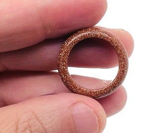 GoldStone Ring - Crystal Ring – Natural GoldStone - Jewelry Making Supplies - RI1008