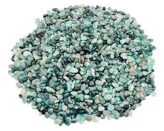 Emerald Chips – Gemstone Chips – Crystal Semi Tumbled Chips - Bulk Crystal - 2-6mm - CP1210