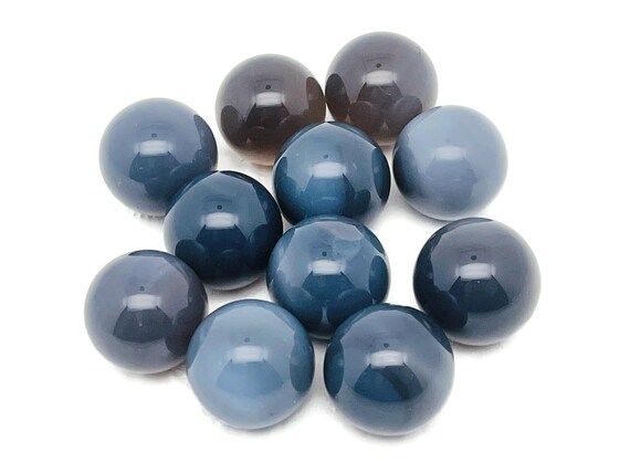 Gray Agate Sphere Gemstone – Crystal Sphere - Healing Stone – Crystal Ball – Crystal Décor – 20mm - SP1013