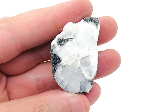 Raw Rainbow Moonstone - Rough Rainbow Moonstone – Healing Stone - Gemstone – Chunk Crystal - RA1144