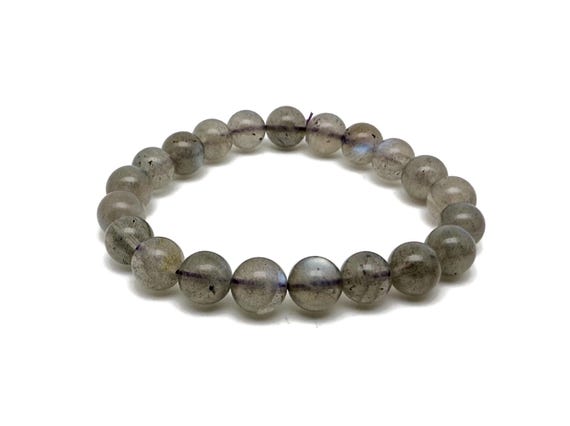 Moonstone Gemstone Bracelet - AAA Premium Quality Crystal Bracelet - Men&Women Stretchy Bracelet - Crystal Healing - AA1024