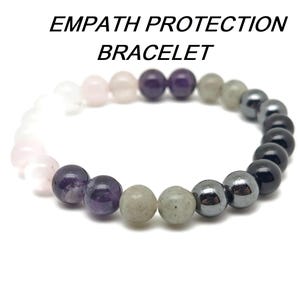 Empath Protection Gemstone Bracelet - Handmade Crystal Bracelet - Men&Women Stretchy Bracelet - Gift for Her - Choose Your Bracelet - YY1018