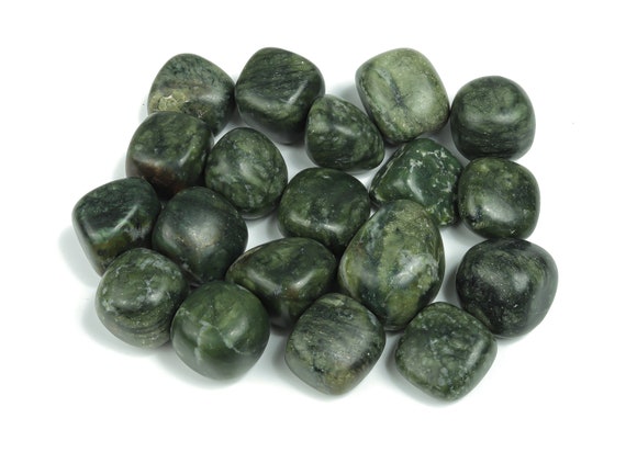 Nephrite Jade Tumbled Stone – Nephrite Crystal –  Polished Nephrite Stones – Healing Stone - Gift – TU1076