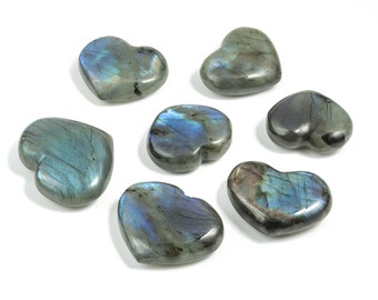 Labradorite Crystal Heart - Labradorite Stone Hearts - Labradorite heart - Natural Labradorite Heart Crystal - HE1261