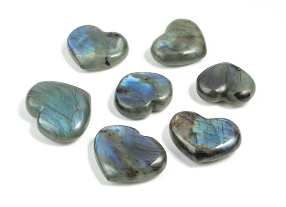 Labradorite Crystal Heart - Labradorite Stone Hearts - Labradorite heart - Natural Labradorite Heart Crystal - HE1261