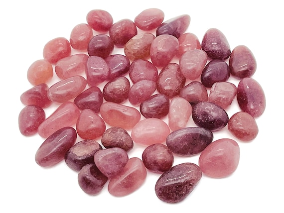 Strawberry Quartz Tumbled Stone – Natural Strawberry Quartz Tumbled – Loose Strawberry Quartz Gemstone – TU1122