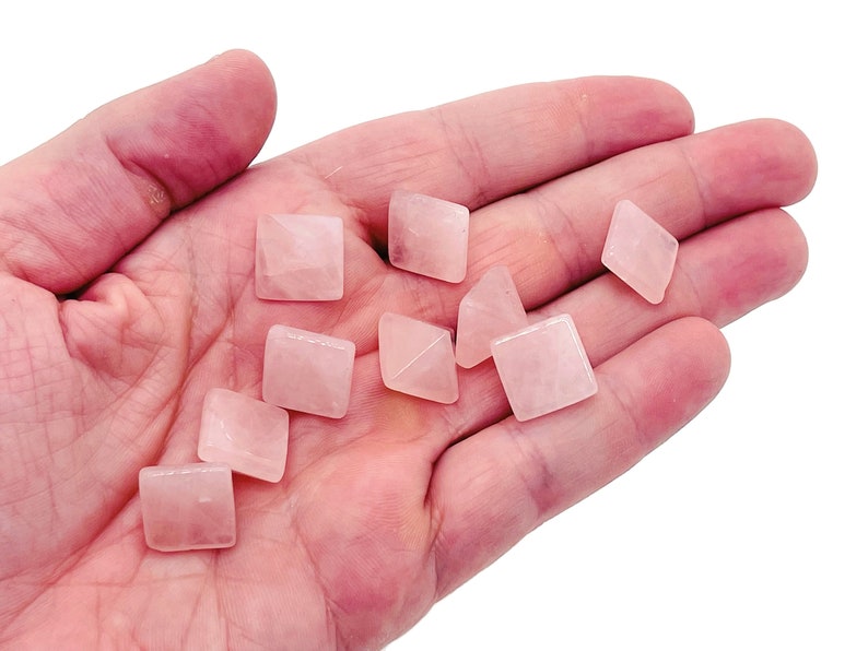 Py61001 Rose Quartz Pyramid Crystal – Crystal Pyramid – Healing Crystal ...
