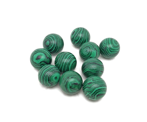 Malachite Synthetic Sphere Stone – Crystal Sphere - Healing Stone – Crystal Ball – Crystal Décor – 20mm - SP1052