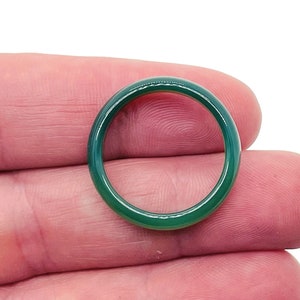 Green Agate Ring - Crystal Ring – Natural Green Agate - Jewelry Making Supplies - RI1014