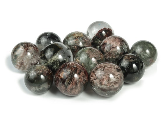 Lodolite Garden Quartz Sphere –Lodolite Garden Quartz Crystal - Healing Stone - Floodlit Garden Quartz Sphere – 20mm to 24mm - SP1099