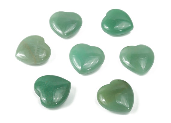 Aventurine Heart Gemstone – Green Aventurine Gemstone – Loose Gemstone – Natural Green Crystal - Aventurine Green Stone – 3cm - HE1169