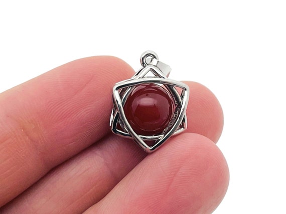 Carnelian Charm - Crystals Pendant - Gemstone Earring - Mini Crystal Pendant - Jewelry - NC1259