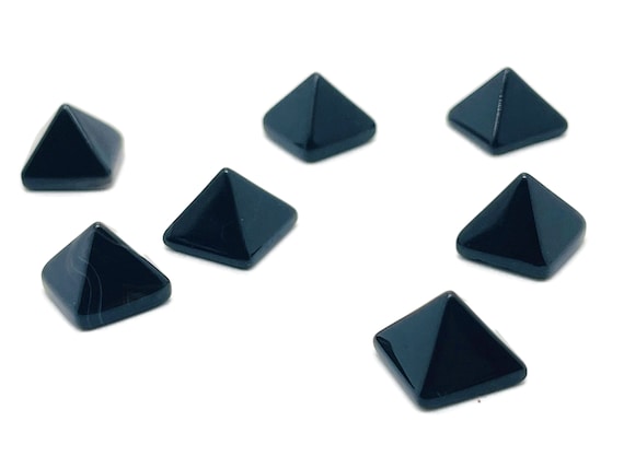 Black Agate Pyramid Crystal – Crystal Pyramid – Healing Crystal – Crystal Gemstone - PY1013